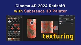 Cinema 4D 2024 Redshift with Substance 3D Painter