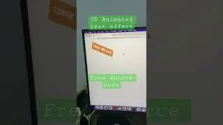 Shri Ram - 3D Animated Text Effect