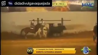 ACIDENTE DE  NATHAN QUEIROZ NA VAQUEJADA DO DOM ROXÃO