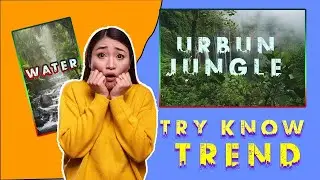 Urban jungle font photo editing | photoshop_tutorial | @animaker2342