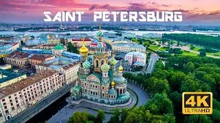 Saint Petersburg, Russia 🇷🇺 | 4K Drone Footage