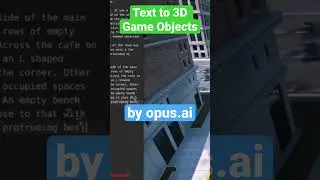 Text to 3D Objects for Game 