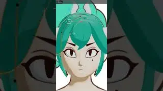 modelagem de personagem no blender #blender #3dcharacter #animegirl #originalcharacter
