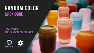 Cinema 4D Tutorial - Octane Random Color Node