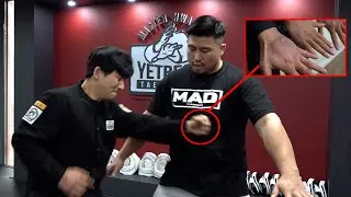 I got hit by a taekgyeon master who even sprayed marble...!