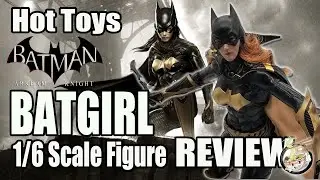 HOT TOYS Batman Arkham Knight BATGIRL 1/6 Figure Unboxing and Review VGM40