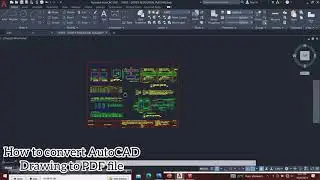 How to Convert AutoCAD Drawing to PDF file - Tutorial