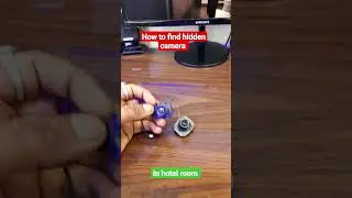 How to find hidden camera in hotel room 