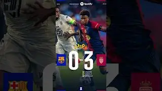 Barcelona 0-3 Monaco!🔴🔵 