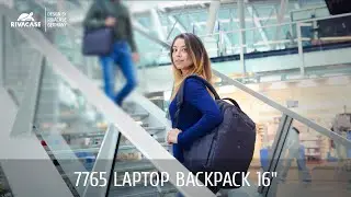 RIVACASE 7765 black Laptop backpack 16