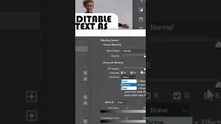 Editable Text As a Mask in Photoshop - Easy Photoshop Tutorial