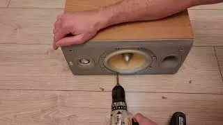 🔊 B&W DM603 S2 Как снять твитер  (ВЧ динамик) - Разборка колонок Bowers & Wilkins