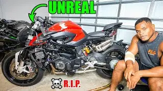 HERE'S WHY INSURANCE TOTALED MY BIKE 😣 | MV Agusta Brutale 1000 RS