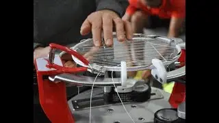 How to string a badminton racket