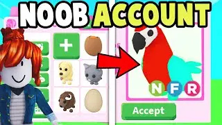 Noob to NEON LEGENDARY! Adopt Me Challenge