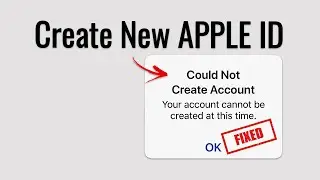 Fix: Could Not Create Account ! Your account cannot be created at this time Solution !!