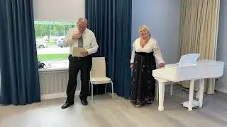 Romance de Amor - V. Gomez.  Владимир Бескибалов, piano -  Елена Леменкова. Гагаринский. 6.06.23г