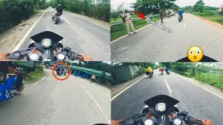 Police 🚨 Vs Biker || Almost Police Caught Us 😯 || Crazy Ride || Sunday Ride || QRc Rider.