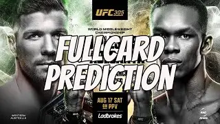 UFC 305 Du Plessis vs Adesanya Full Card Prediction and Betting Breakdown!