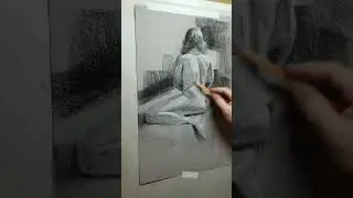 charcoal figure drawing