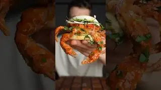 Crab Bao 🦀🤌🏻 #bao #soft-shell crab #crab  #cooking #food #recipe