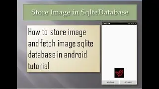 Image Store in Sqlite Database