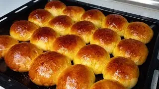 ✅ВОЗДУШНЫЕ БУЛОЧКИ/ БУЛОЧКИ КАК ПУХ С НАЧИНКОЙ.