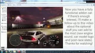 NFS Underground 2 - How to convert any old car mod into full addon
