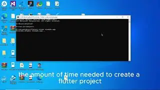 Flutter shortcut: Fastway to create and open a flutter  project with the Cmd , code . 