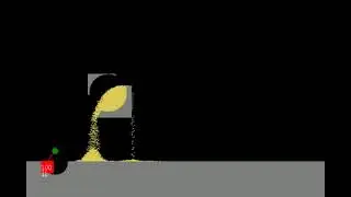 Falling sand based shooter