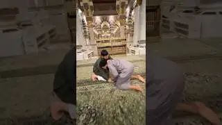 Wrestling in the Prophets ﷺ Mosque! 