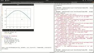 Animated Sine Graph | Matplotlib | Python