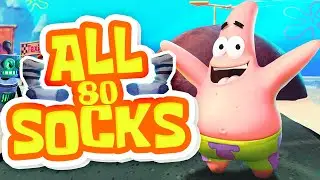 SpongeBob Battle for Bikini Bottom Rehydrated - All 80 Sock Locations (Patrick's Socks)