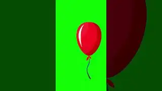 balloon green screen animation 