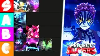 The ULTIMATE BDA TIERLIST For Update 1.5 | Project Slayers
