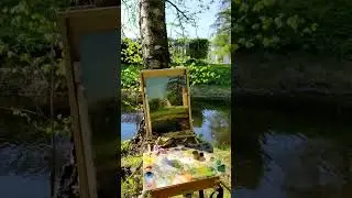 Обзор этюда в Кусковском парке. Москва.