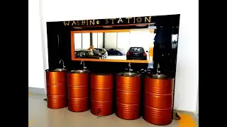 Handmade oil barrel sinks by FCDpissourios