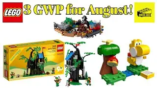 3 LEGO GWP's Slated for August 2022