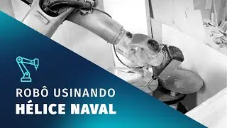 Usinagem de Hélice de Metal com Robôs | Programado com SprutCAM