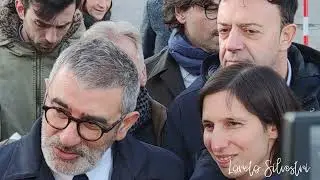 Elly Schlein visita l'ospedale di Avezzano