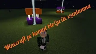 Minecraft Pe Modsuz Komut Bloğu İle Işınlanma