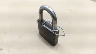 ABRIR O CADEADO COM ESSE MÉTODO CHOCOU OS CHAVEIROS !