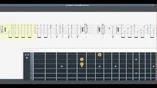 Guitar  TAB | Joe Hisaishi - A Town With an Ocean