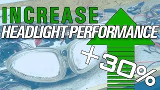 HOW TO - Upgrade headlights! Increase light output cheaply #diy #headlight