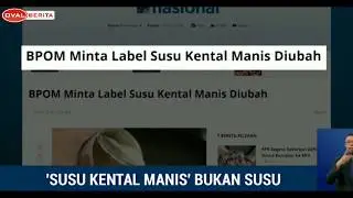 POLEMIK KENTAL MANIS BUKAN LAH SUSU