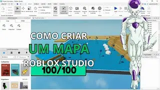 Como Criar um Mapa no Roblox Studio Passo a Passo! Mapa Namek Dragon Ball