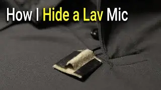 How I Hide a Lav Mic with a Moleskin or Magskin Sandwich - Get a Grip E5
