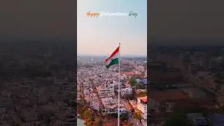 Tallest INDIA FLAG🇮🇳 1200feets😍 #india #independenceday #djimini4pro #drone