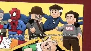 Lego Marvel Superheroes- All Deadpool (Bonus Levels) Cutscenes