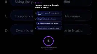 How can you create dynamic routes in Next js